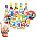 Мягкий детский набор для боулинга, игрушка для малышей для мальчиков и девочек