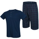 МУЖСКАЯ ХЛОПКОВАЯ ПИЖАМА С КОРОТКИМ РУКАВОМ, С ПОКРЫТИЕМ