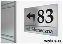 Табличка АДРЕСНАЯ ДОСКА АЛЮМИНИЕВАЯ НОМЕР ДОМА 20х30.