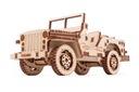 Drevené puzzle 3D Jeep Materiál drevo