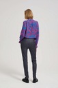 Woskowane spodnie typu rurki XL od MOODO Kolor szary