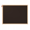 Доска MEMOBE, деревянная рамка черного цвета, 60x40