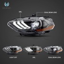 FORD MUSTANG 2018-2023 PHARE PHARES AVANT LED VLAND ENSEMBLEphoto 7