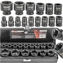 НАБОР УДАРНЫХ ГОЛОВОК В КАССЕТЕ, 15 ЭЛЕМЕНТОВ 1/2