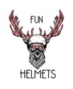 Ирокез ДЛЯ ШЛЕМА, РОГА ДЛЯ ШЛЕМА - Fun Helmets APACHE SKI