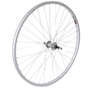 ВЕЛОСИПЕДНОЕ КОЛЕСО 24 АЛЮ ЗАДНЯЯ СТАЛЬНАЯ СТУПИЦА СВОБОДНОЙ СКОРОСТИ