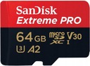 Сверхбыстрое видео 4K Карта SanDisk micro SDXC емкостью 64 ГБ