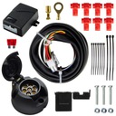 BARRA DE REMOLQUE GANCHO DE REMOLQUE WYPINANY NUEVO JUEGO DE CABLES PARA SEAT IBIZA 5 V 6F HTB 5D OD17 7 PIN 