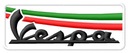 Нашивка для любителей Vespa Итальянский флаг, вышитый термофольгой Cosa Daniela