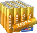 ALKALICKÁ BATERIA VARTA AA R6 LONGLIFE 24ks box Hmotnosť (s balením) 0.572 kg