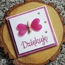 Naklejki brokatowe ozdobne scrapbooking Serca Rodzaj brokatowe