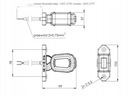 СВЕТОДИОДНЫЙ ГАБАРИТНЫЙ ФОНАРЬ 12/24В КОРОТКИЙ