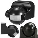 Датчик движения 180 градусов белый/черный для светодиодов