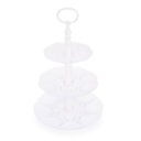 ПЛАСТИКОВАЯ 3-ЯРУСНАЯ ТАРЕЛКА ДЛЯ ТОРТА