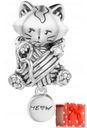 ПОДВЕСКИ кот Котёнок из пряжи pet s925 E-CHARMS