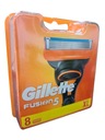 Gillette Fusion5 -Ostrie na strojček 10 ks+ Strojček-Originál - Kartón Účel pre žiletky Gillette Fusion5