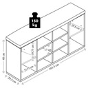 Вместительный шкаф для обуви + удобное сиденье KESPER SEAT.