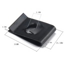 60 PIECES BLACK CLIPS LIKE U ZE STEEL MANGANOWEJ DO PANELS MOTORCYCLE  photo 8
