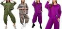 ЭЛЕГАНТНЫЙ ИТАЛЬЯНСКИЙ ХЛОПКОВЫЙ КОМПЛЕКТ СВИТШОТ БРЮКИ OVERSIZE U