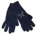 Dámske zimné rukavice tmavomodré vlnené Značka JN Plus Paris