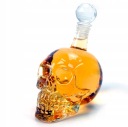 KARAFKA KRYSZTAŁOWA CZASZKA SKULL SZKŁO PREZENT