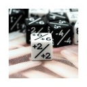 K6 1,6 СМ RPG КУБИКИ БОНУС СЧЕТЧИК ПОЛОЖИТЕЛЬНЫЙ БЕЛЫЙ MTG ШЕСТИГРАННЫЕ КУБИКИ