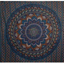 XXL INDYJSKA NARZUTA KAPA ZASŁONA OBRUS MANDALA 210x230