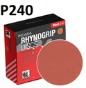 Абразивные диски INDASA RED на липучке 125 мм P240 x10