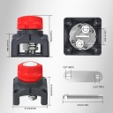 ГОЛОВНИЙ ВИКЛЮЧАТЕЛЬ ВИМИКАЧ СТРУМУ 12V 24V 48V 500A HEBEL АКУМУЛЯТОРА КЛЕМА  (17606352996) фото min 7