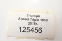 TRIUMPH SPEED TRIPLE 1050 16- QUEUE ARRIÈRE PLASTIQUEphoto 7