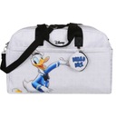 Káčer Donald Disney Sivá, melanžová cestovná taška veľká 53x17x32 cm Hlavná tkanina polyester