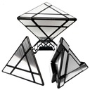 ORYGINALNA KOSTKA PIRAMIDA PYRAMINX MIRROR PREZENT DLA DZIECKA + PODSTAWKA