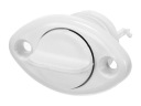 Овальная сливная пробка белого цвета