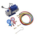 ВАКУУМНЫЙ НАСОС И НАБОР МАНОМЕТРОВ ДЛЯ КОЛЛЕКТОРА