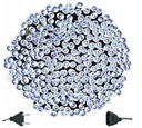 Oświetlenie choinkowe lampki 300 LED programator - białe zimne 22metry