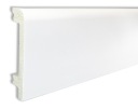 БЕЛЫЙ НАСТЕННЫЙ НАПОЛЬНЫЙ ПЛИНТУС 0108 ПОЛИСТИРОЛ