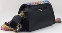 Massimo Contti kabelka poštárka vymeniteľná klapka čierna viacfarebná Dominujúca farba čierna