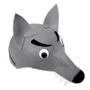 CZAPKA FILCOWA WILK WILKA WILCZEK SZARY Z FILCU