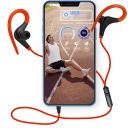 СПОРТИВНЫЕ НАУШНИКИ С КАБЕЛЕМ ВСТРОЕННЫЙ МИКРОФОН РАЗЪЕМ BEAR-OVER 3,5MM