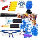 ПИСТОЛЕТ ГЕЛЕВЫЕ ВОДНЫЕ ШАРИКИ АВТОМАТИЧЕСКИЙ СЕЙФ ORBEEZ + ГЛУШИТЕЛЬ + 5 СТРЕЛ