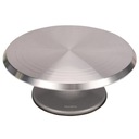 ВРАЩАЮЩАЯСЯ ТАРЕЛКА ДЛЯ ТОРТА И ТОРТА, МЕТАЛЛ, МНОГОФУНКЦИОНАЛЬНАЯ, 31см, ВРАЩЕНИЕ НА 360 ГРАДУСОВ