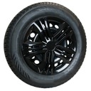 4 универсальных колпака Fun Black, черные, 15 дюймов, для колес автомобиля