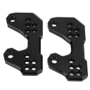 Y ZF R3 MT25 MT03 PODNOZEK ПАСАЖИРА КРОНШТЕЙН ЗАДНЕЙ СМЕНЫ ПЕРЕДАЧ 2ШТ CNC ALLOY ЧЕРНЫЙ  фото 6
