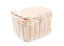 ЗАКРЫТАЯ КОРОБКА ИЗ РОТАНГА 13x11x11 см