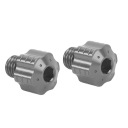BOLTS ADAPTER MIRRORS BACKGROUND 2 PIECES 10 MM CNC STOP ALUMINUM TI COLOR BOLTS  photo 8