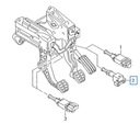 AUDI A3 VW GOLF IV 4 CONMUTADOR SENSOR DE LUZ PIE FRENOS 