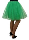ЮБКА ИЗ ТЮЛЯ на подкладке ЮБКА 50см C.ЗЕЛЕНАЯ