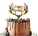 Торт ТОПЕР для охотника ЗОЛОТОЙ ОЛЕНЬ РОГА