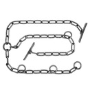 цепочка для кроватки fi 6 для скота в коровник