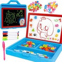 МАГНИТНАЯ ДОСКА ДЛЯ ЖИВОПИСИ СВЕТОМ Сухое стирание 3в1 58 ЭЛЕМЕНТОВ